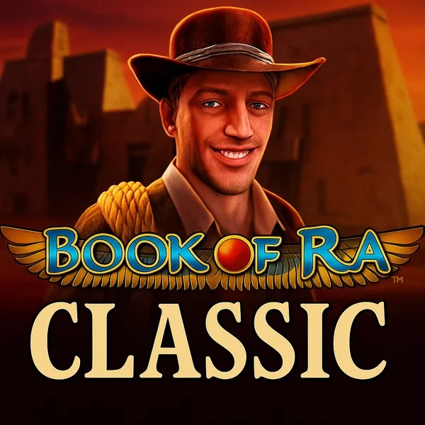Book of Ra Classic by Novomatic, showcased at robosapien.nl – game logo