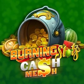 Burning Slots Cash Mesh slot logo by BF Games at NV Casino