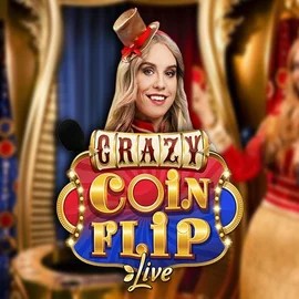 Crazy Coin Flip slot icon by Evolution, available at NV Casino