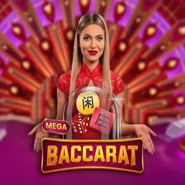 Mega Baccarat logo – Live Casino by Pragmatic Play at NV Casino