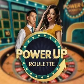 PowerUP Roulette online game logo by Pragmatic Play on robosapien.nl