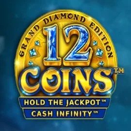 12 Coins Grand Diamond Edition by Wazdan, showcased at robosapien.nl – game logo