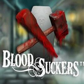Official Slots logo: Blood Suckers by NetEnt at NV Casino