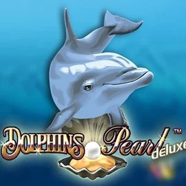 Dolphins Pearl Deluxe online game logo by Novomatic on robosapien.nl