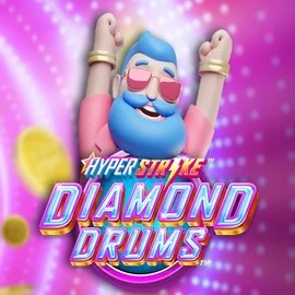Hyper Strike Diamond Drums logo – Slots by Gameburger Studios at NV Casino